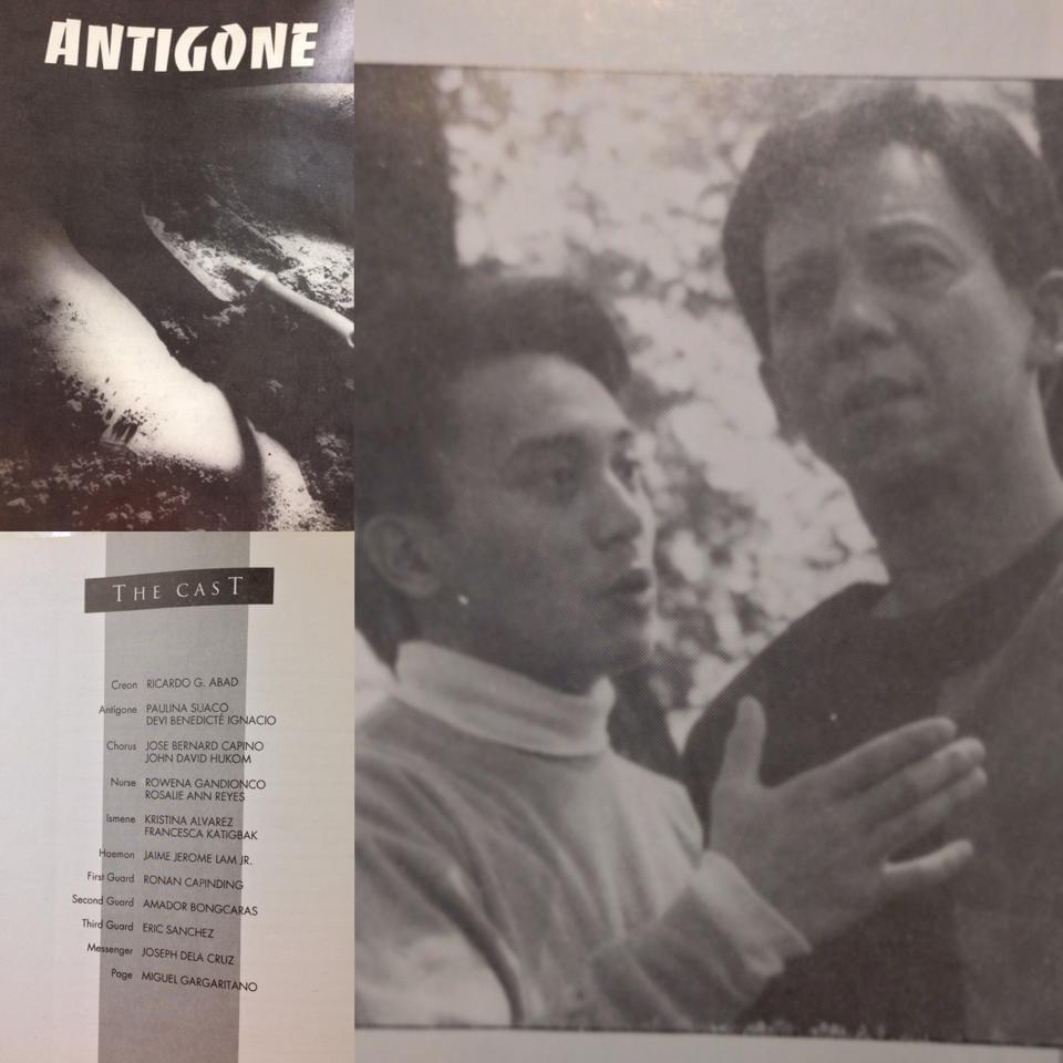 Ricky as Creon in Antigone