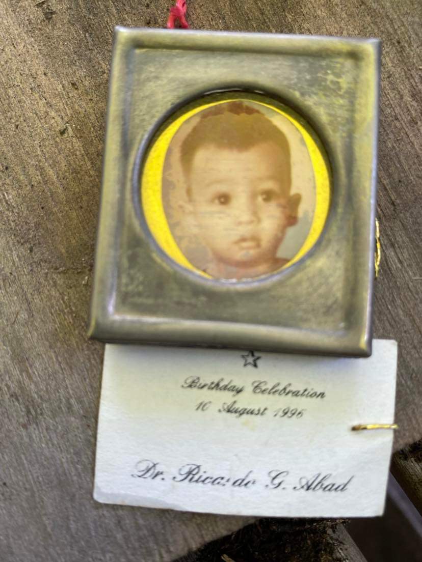 Ricky's baby picture.